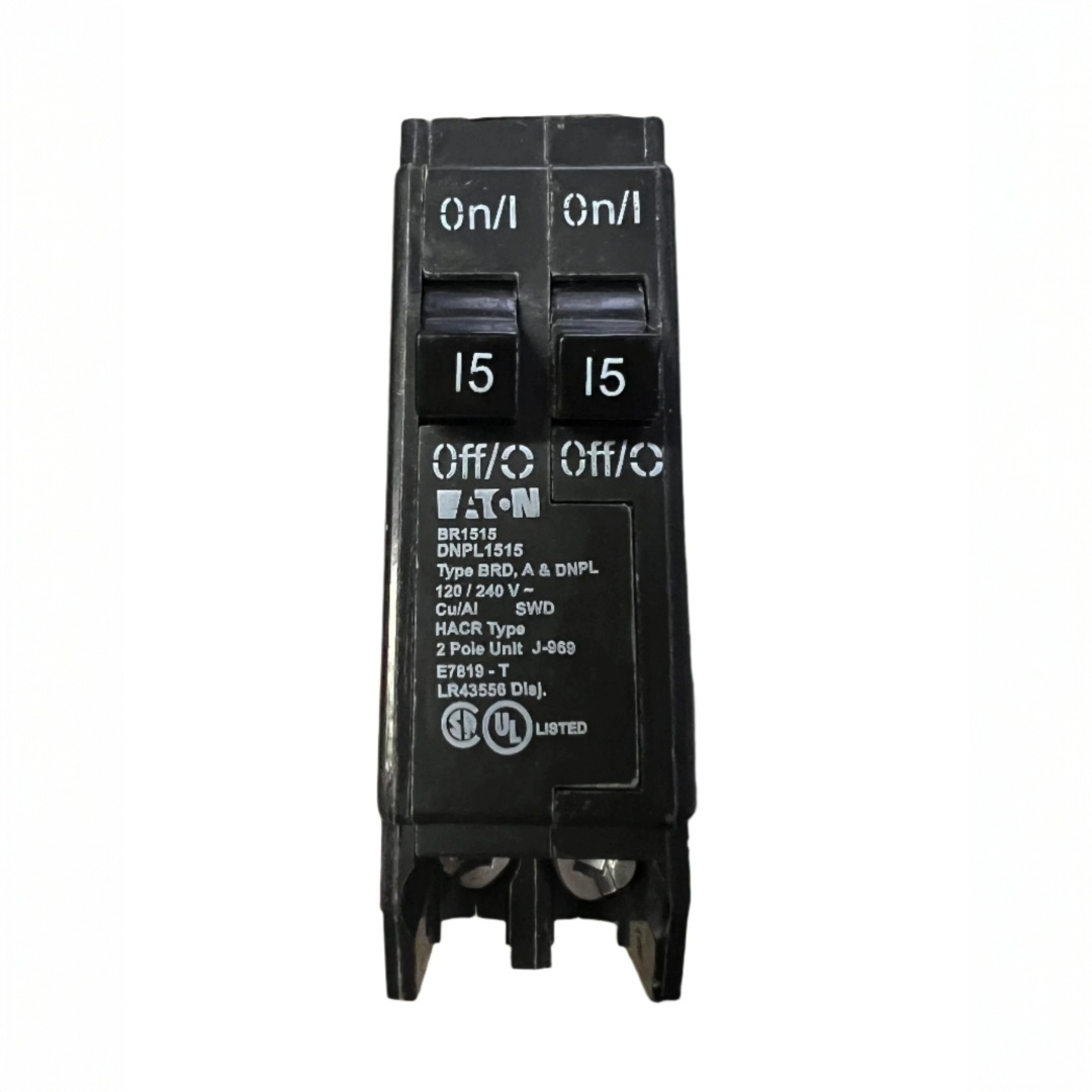 Eaton BR 15 Amp Tandem Circuit Breaker