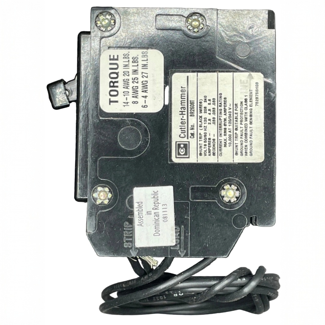 Eaton BR 2 Pole, 60 Amp Circuit Breaker with Shunt Trip