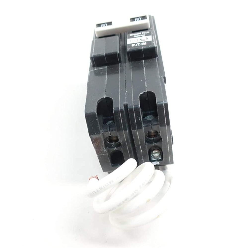 Eaton 2 Pole, 60 Amp BR Ground Fault Circuit Breaker