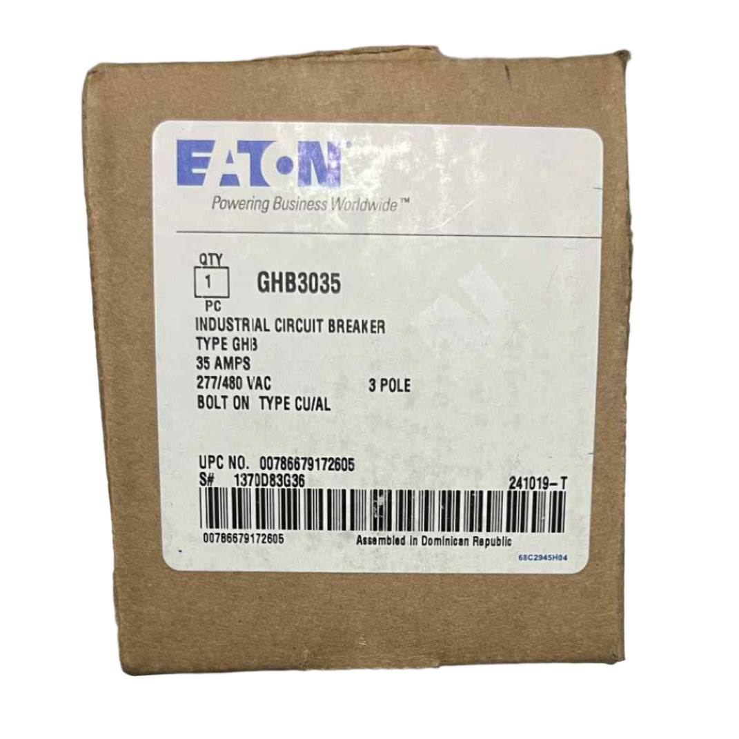 Eaton GHB 35 Amp, 3 Pole Bolt-On Circuit Breaker