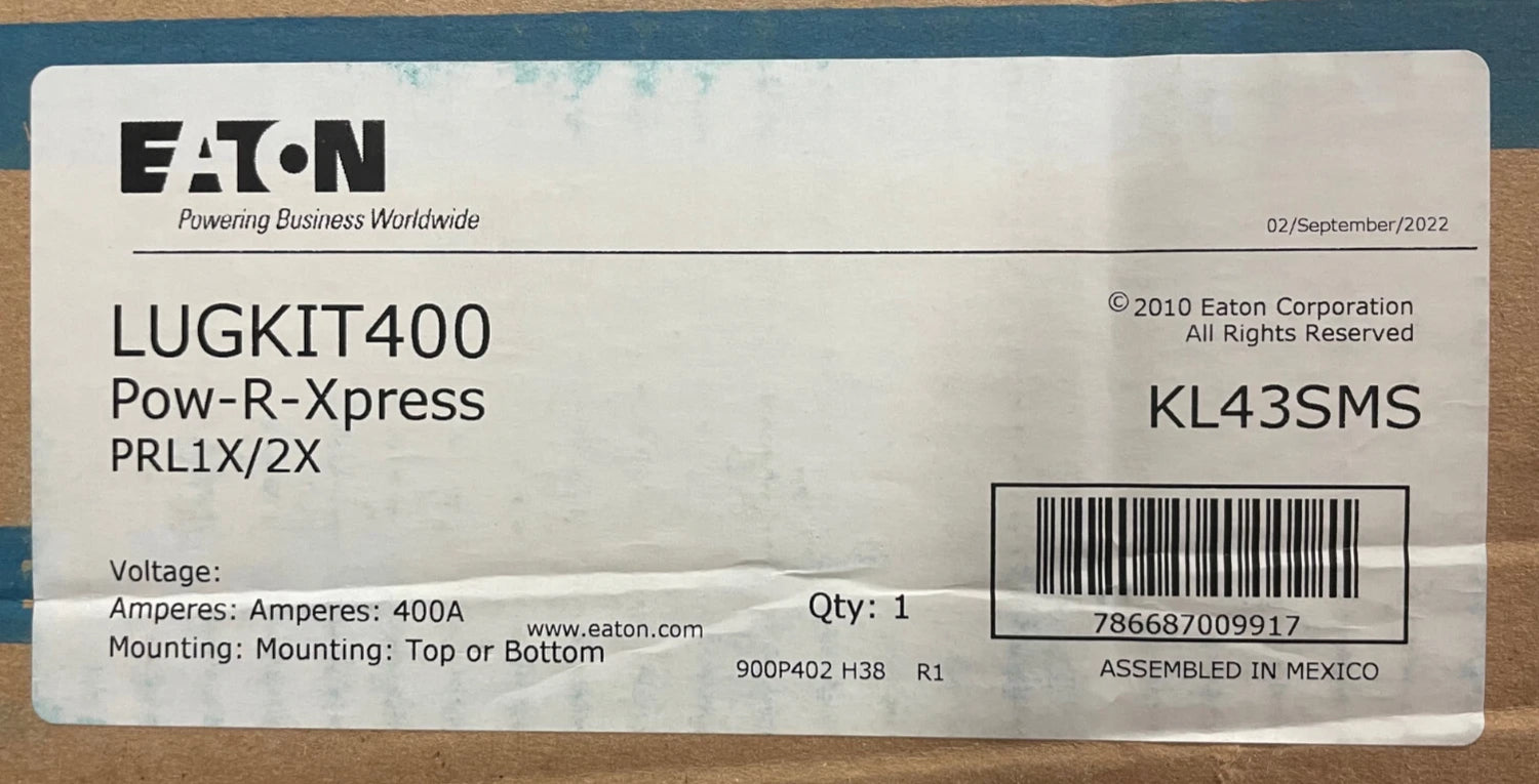 Eaton 400 Amp Top or Bottom Mount Lug Kit