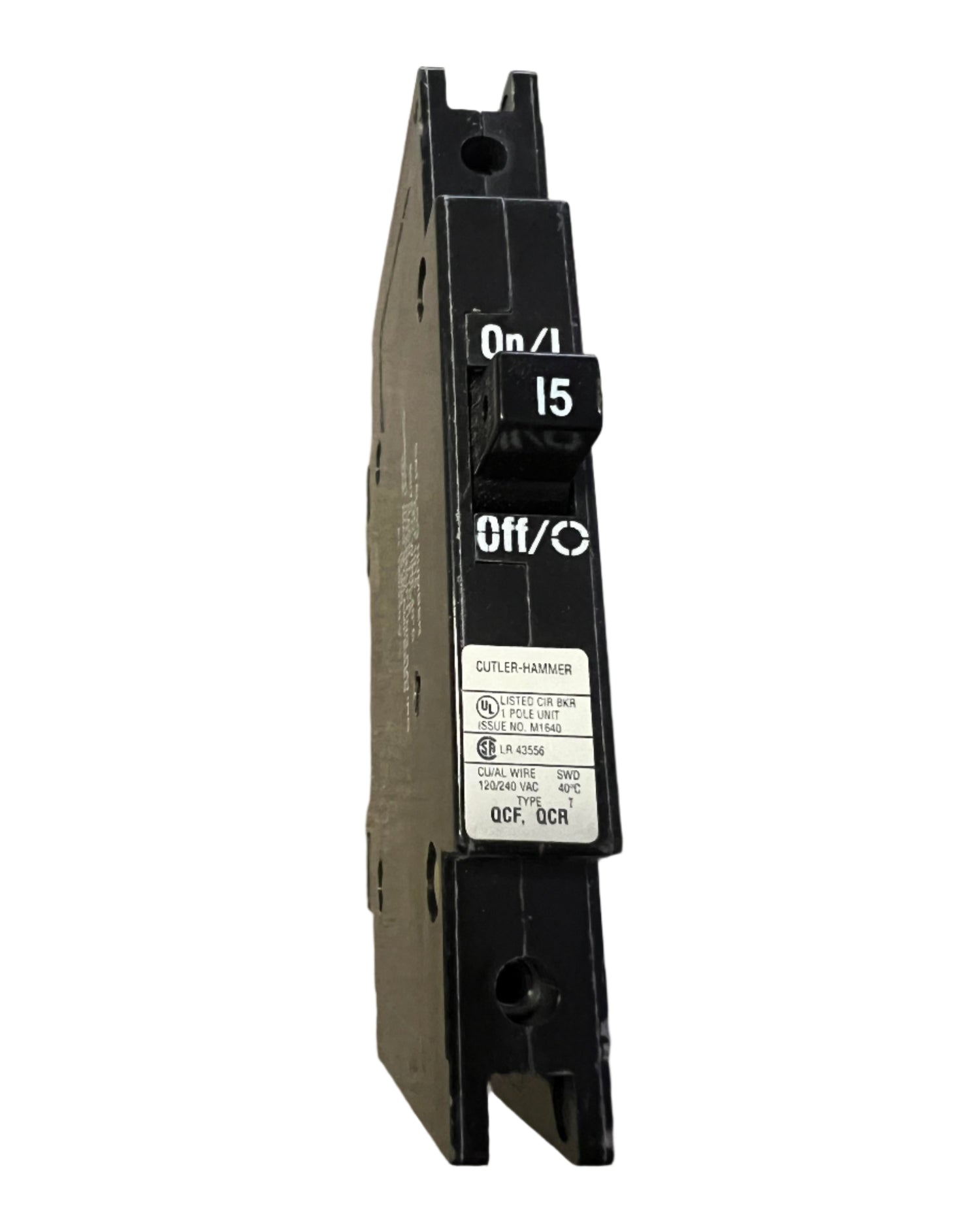 Eaton QCF 15 Amp, 1 Pole Quicklag Industrial Circuit Breaker