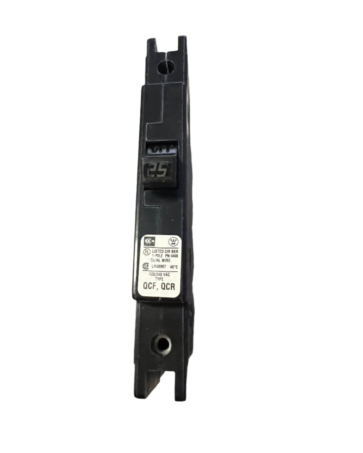 Eaton QCF 25 Amp, 1 Pole Quicklag Industrial Circuit Breaker