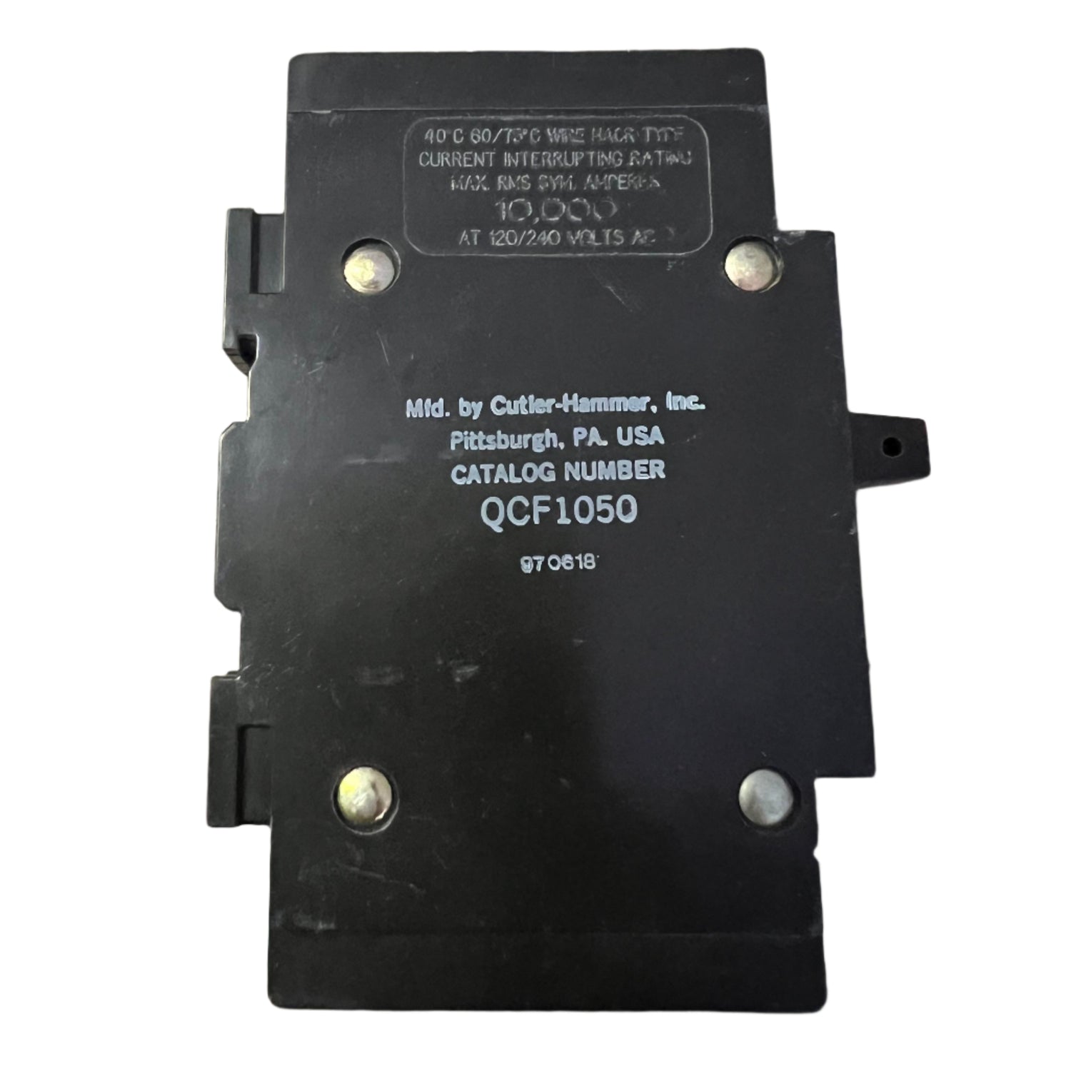Eaton QCF 50 Amp, 1 Pole Quicklag Industrial Circuit Breaker