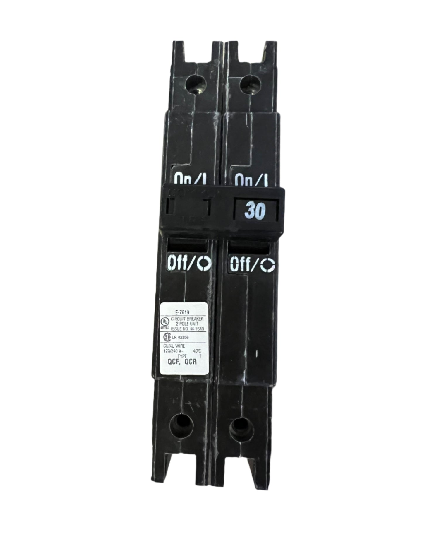 Eaton QCF 30 Amp, 2 Pole Quicklag Industrial Circuit Breaker