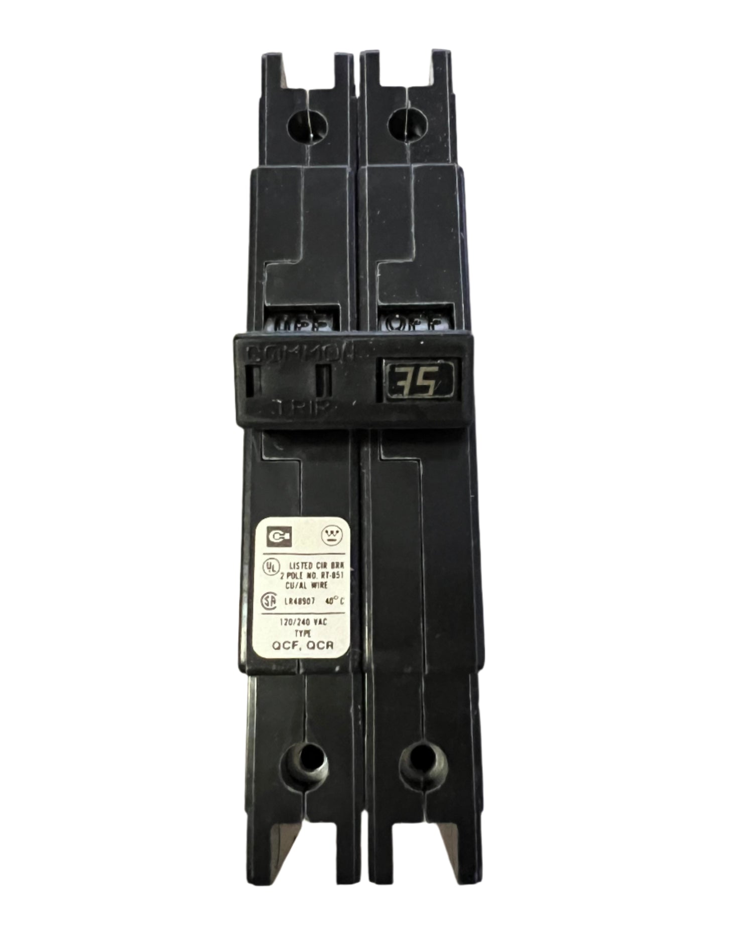 Eaton QCF 35 Amp, 2 Pole Quicklag Industrial Circuit Breaker