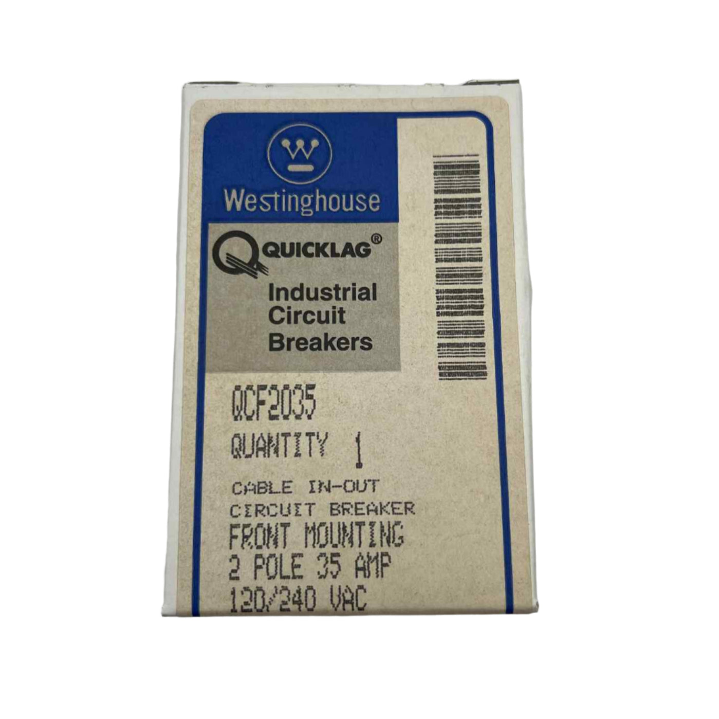 Eaton QCF 35 Amp, 2 Pole Quicklag Industrial Circuit Breaker