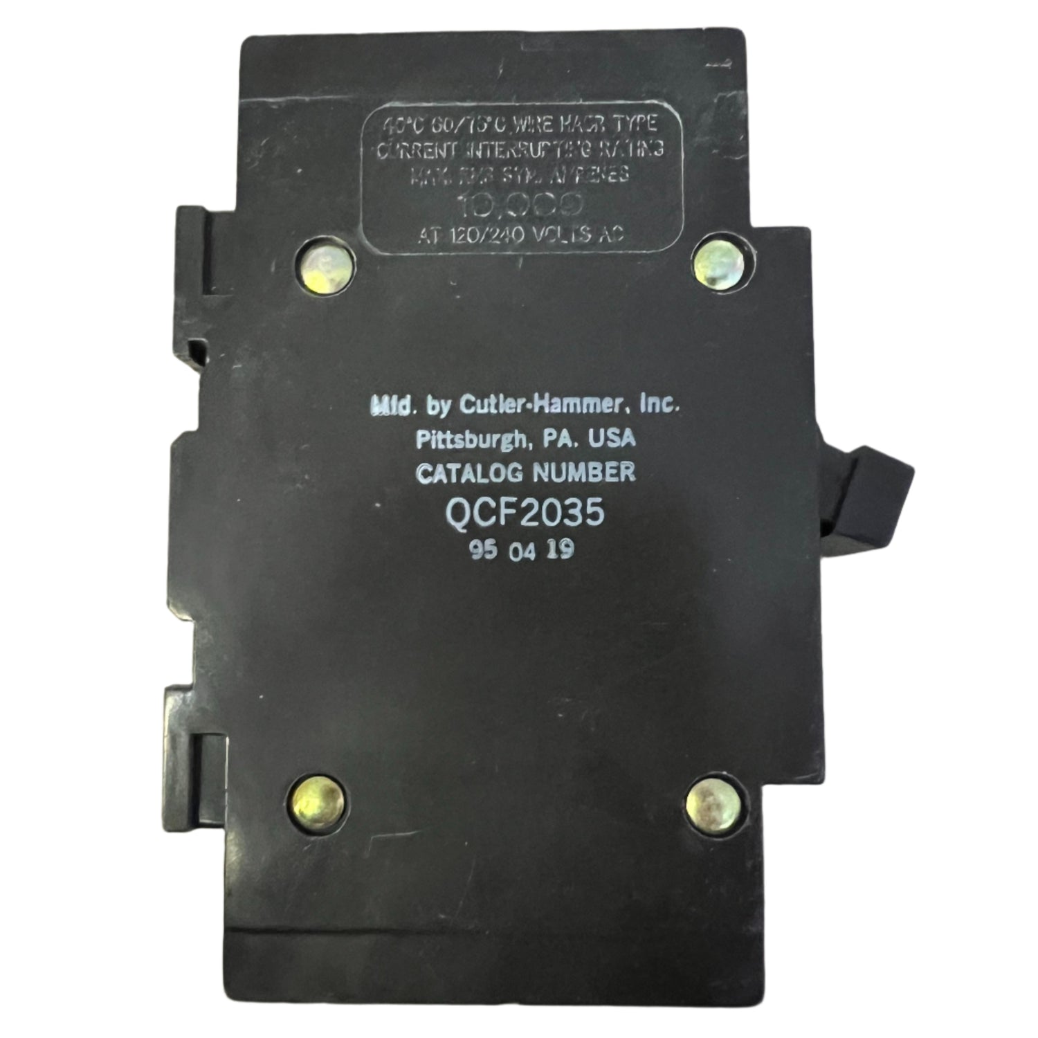 Eaton QCF 35 Amp, 2 Pole Quicklag Industrial Circuit Breaker