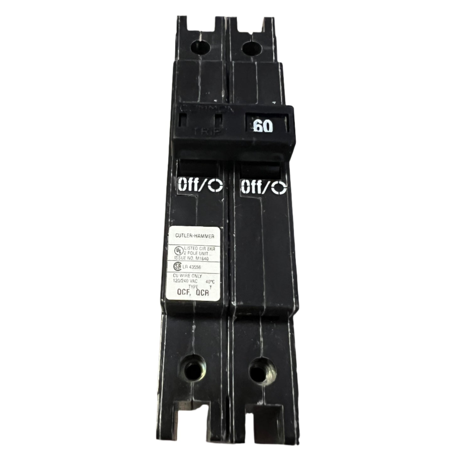 Eaton QCF 60 Amp, 2 Pole Quicklag Industrial Circuit Breaker