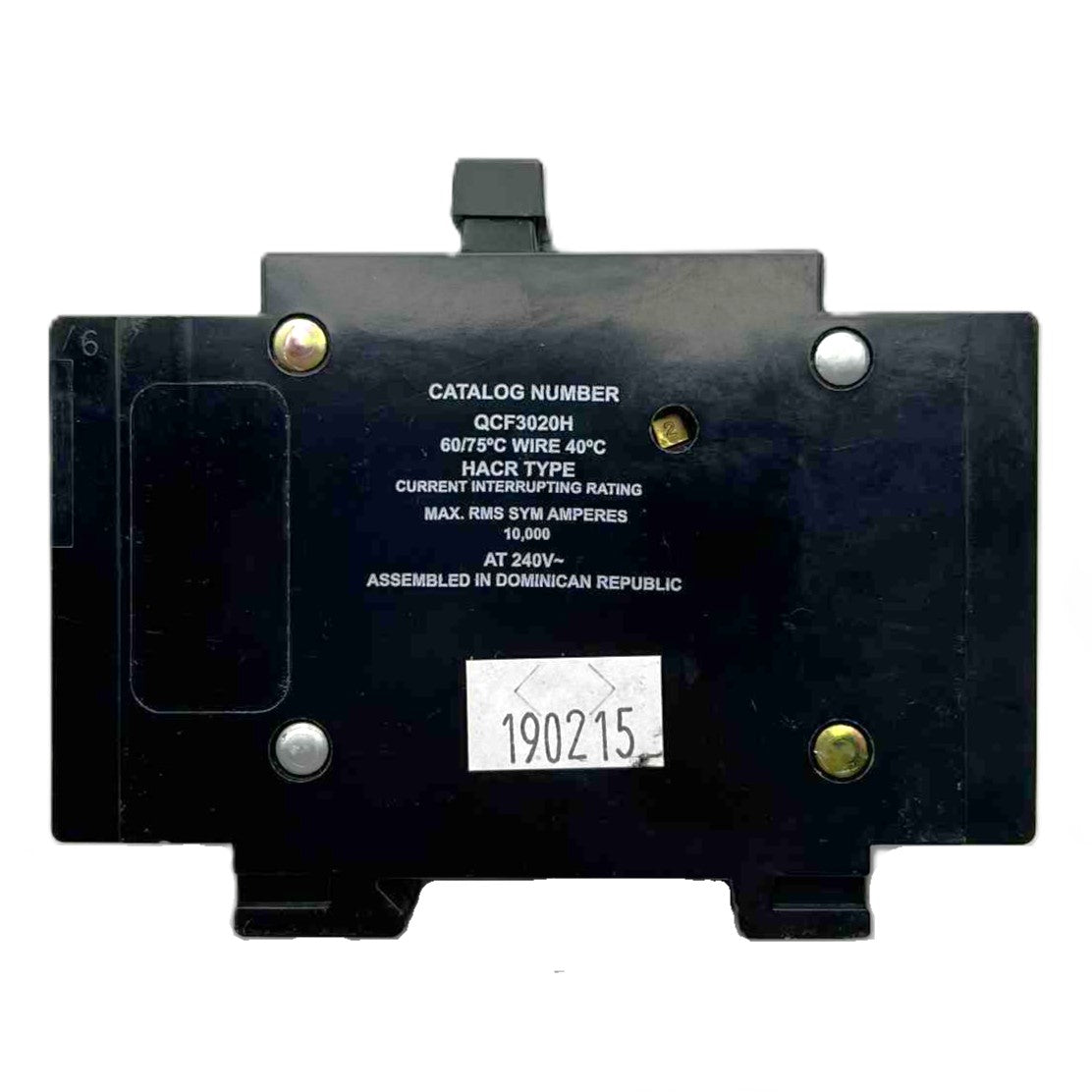 Eaton QCF 3 Pole, 20 Amp Circuit Breaker