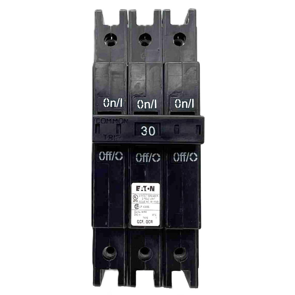 Eaton QCF 3 Pole, 30 Amp Circuit Breaker