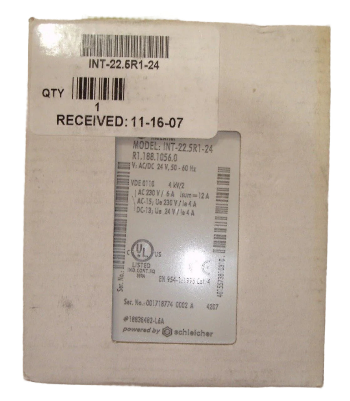 Edwards Signaling INT-22.5R1-24 - GuardSwitch Safety Monitor Relay