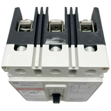 Electrical component with metallic and plastic parts on a white background