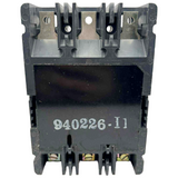 Black electrical component on a white background