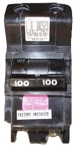 FPE NB 2 Pole, 100 Amp Bolt-In Main Circuit Breaker