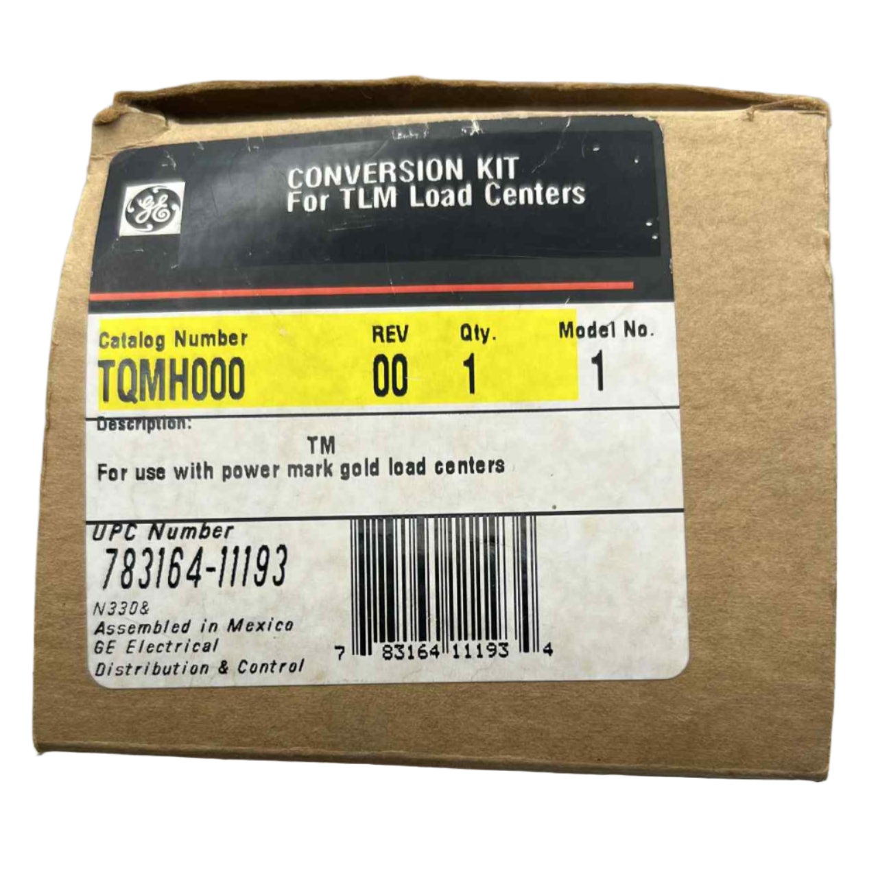 GE PowerMark Gold Load Center Main Breaker Mounting Base