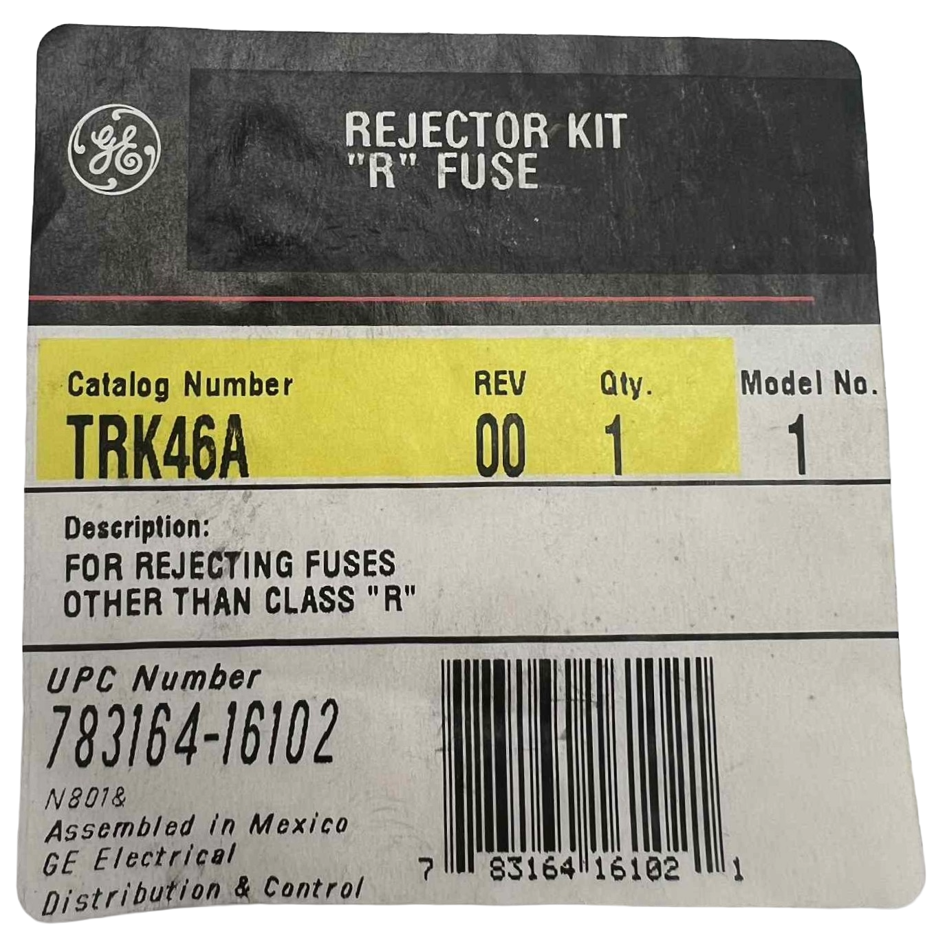 GE TRK Rejector Kit R Fuse