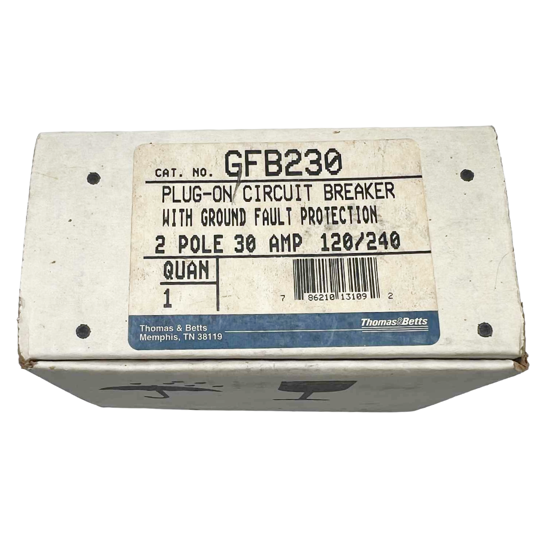 Thomas & Betts 30 Amp Plug-In Circuit Breaker with Ground Fault Protection