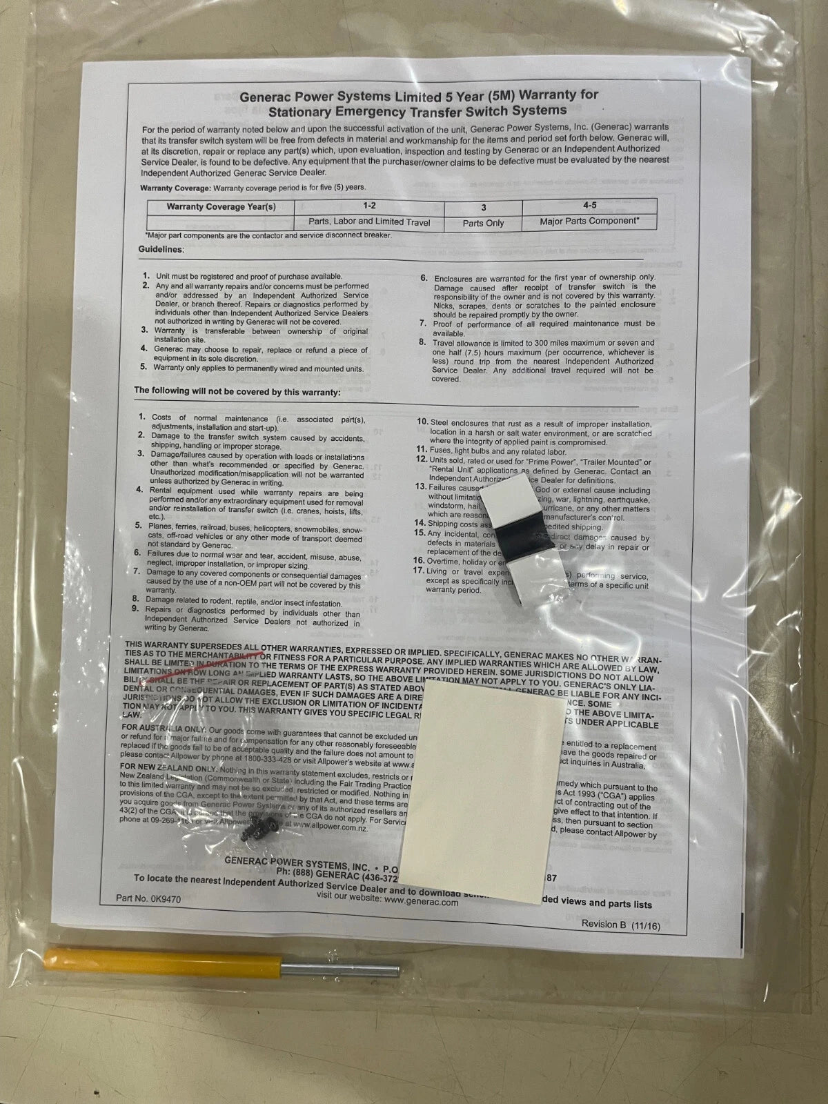 Generac PWR CELL 200 Amp Automatic Transfer Switch