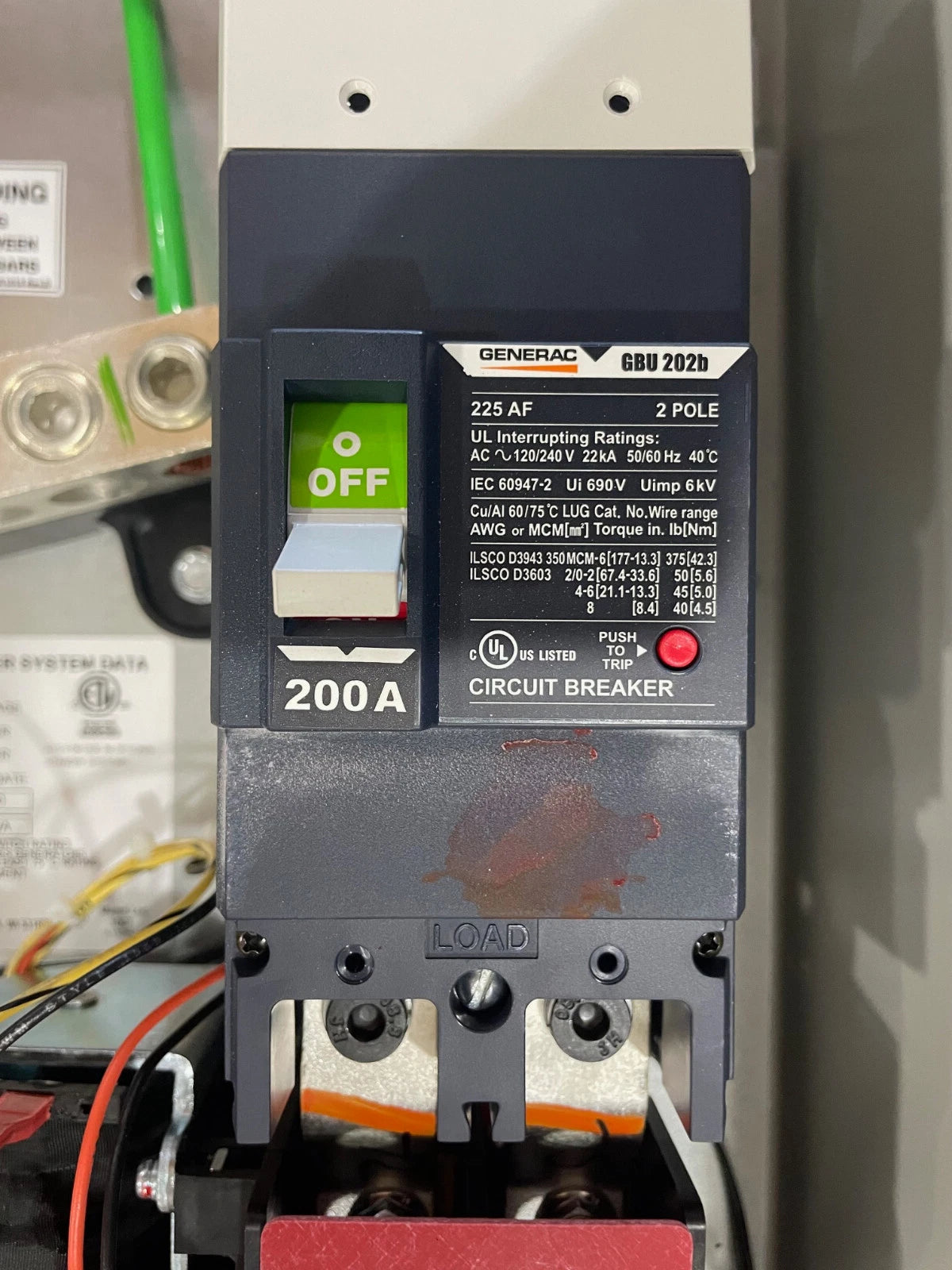 Generac PWR CELL 200 Amp Automatic Transfer Switch