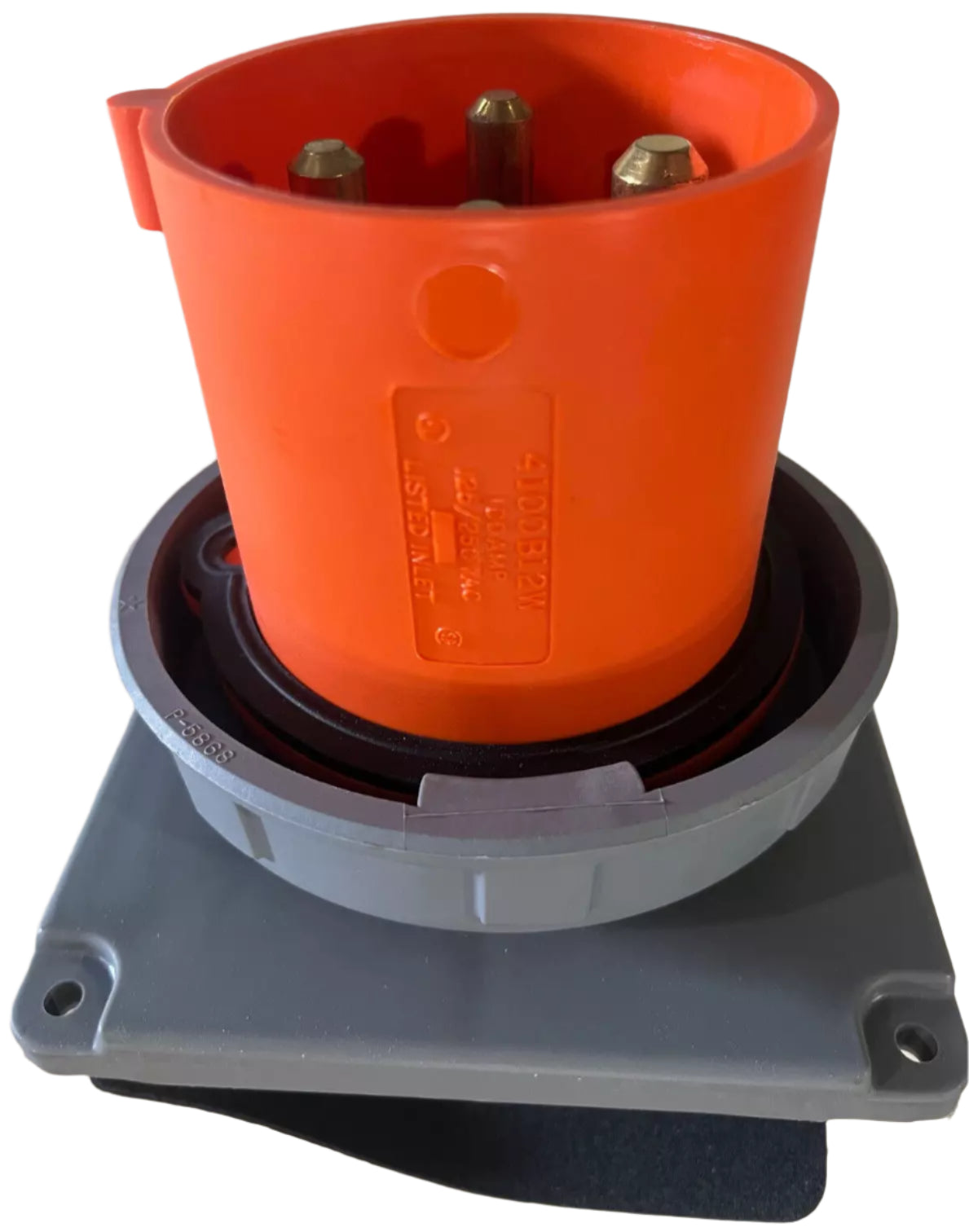 Hubbell 4100B12W - 100 Amp Pin and Sleeve Inlet