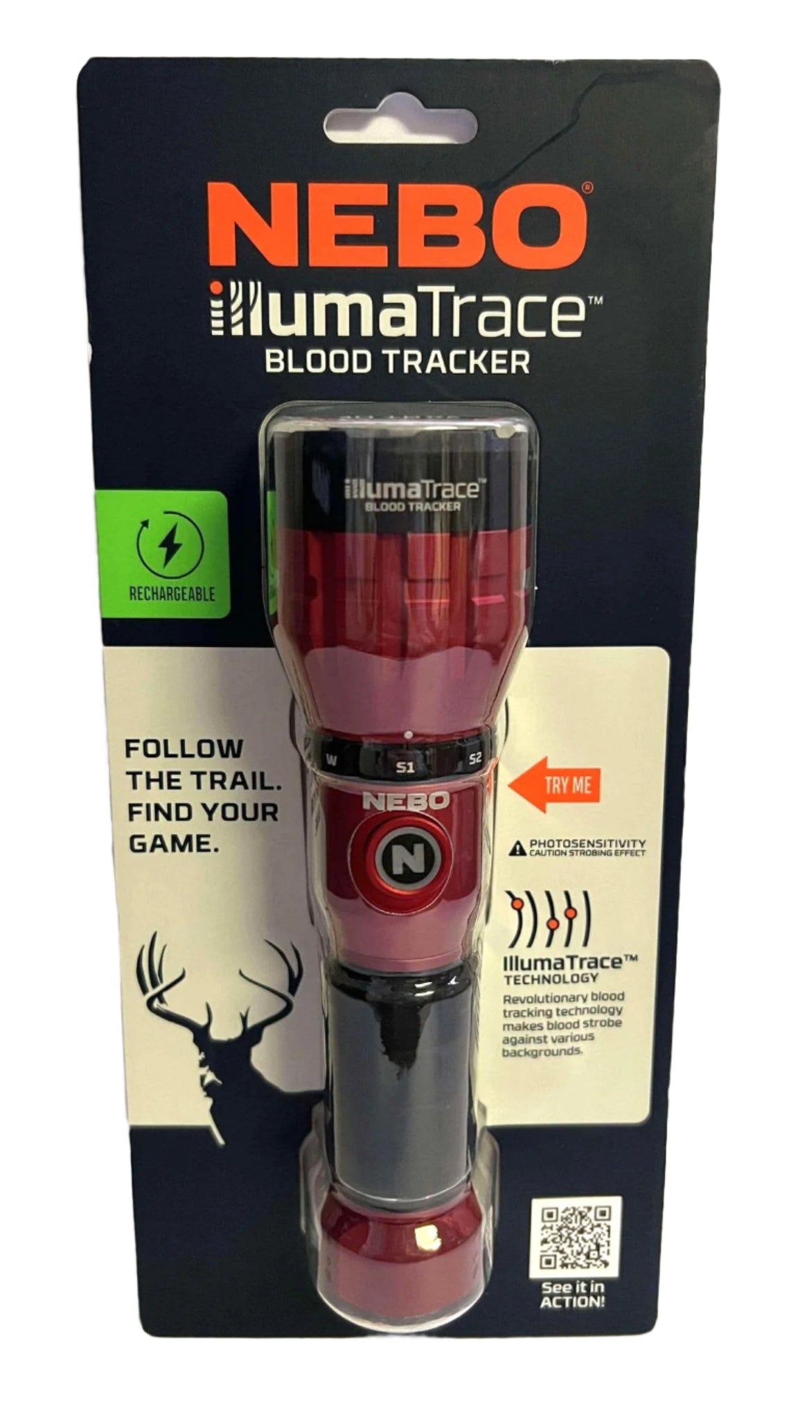 Nebo ILLUMATRACE™ Blood Tracker Flashlight