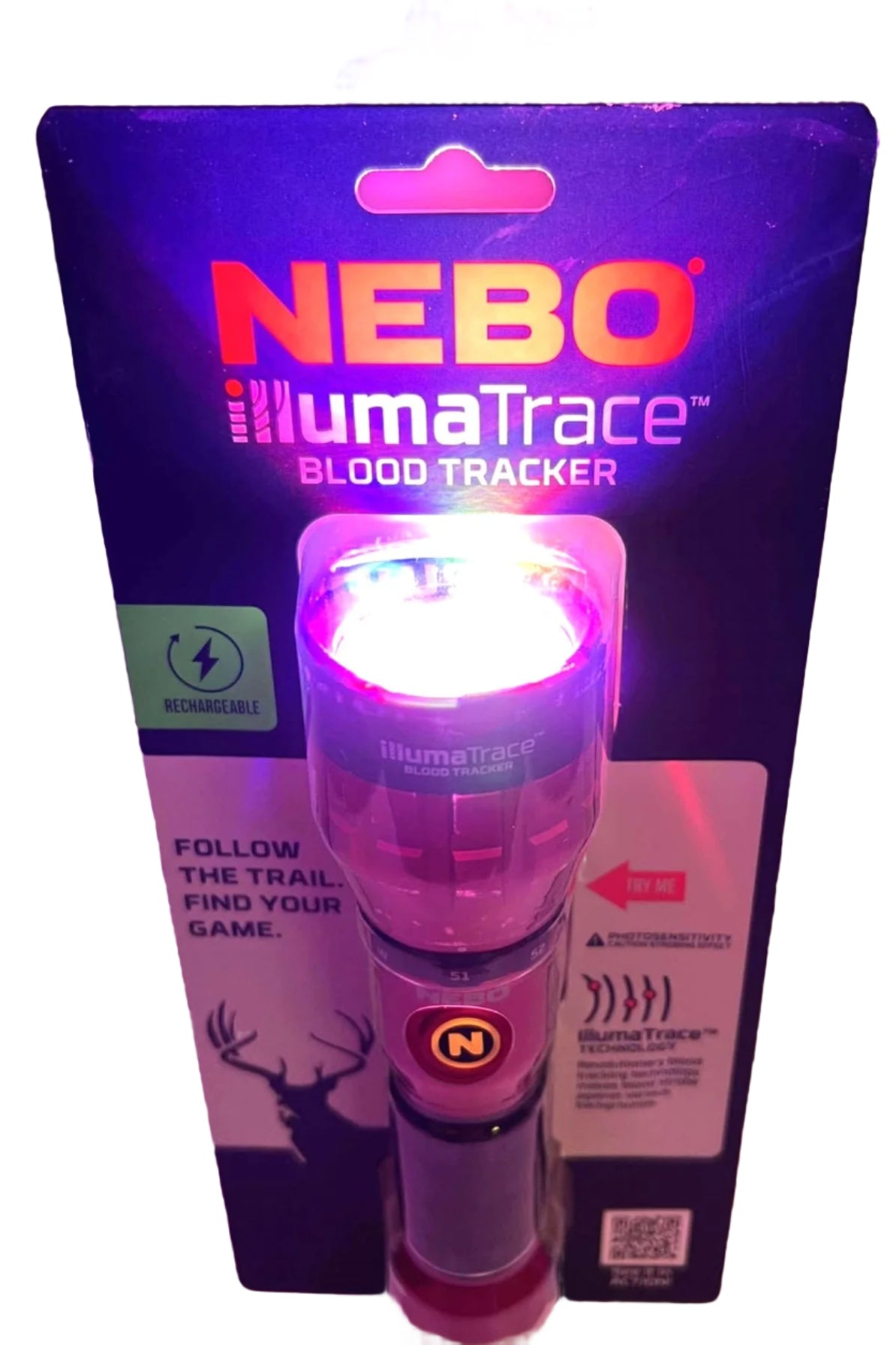 Nebo ILLUMATRACE™ Blood Tracker Flashlight