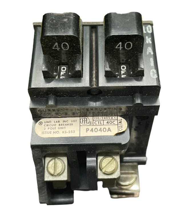ITE Pushmatic 40 Amp Tandem Circuit Breaker