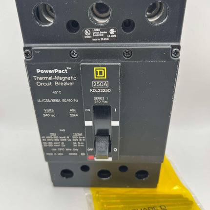 Square D KDL32250 - 250 Amp PowerPact Circuit Breaker