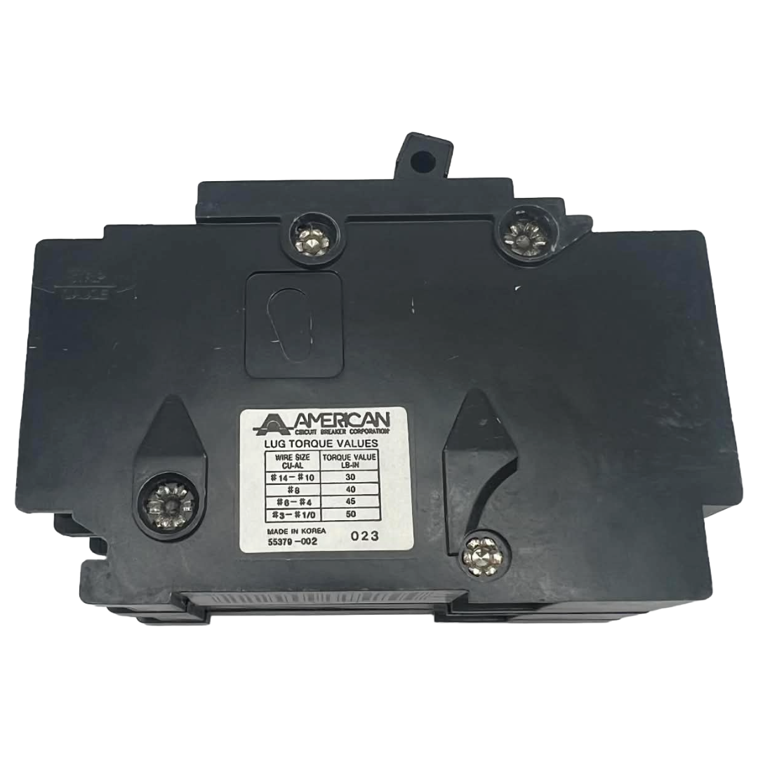 American Type LL 100 Amp, 2 Pole Circuit Breaker