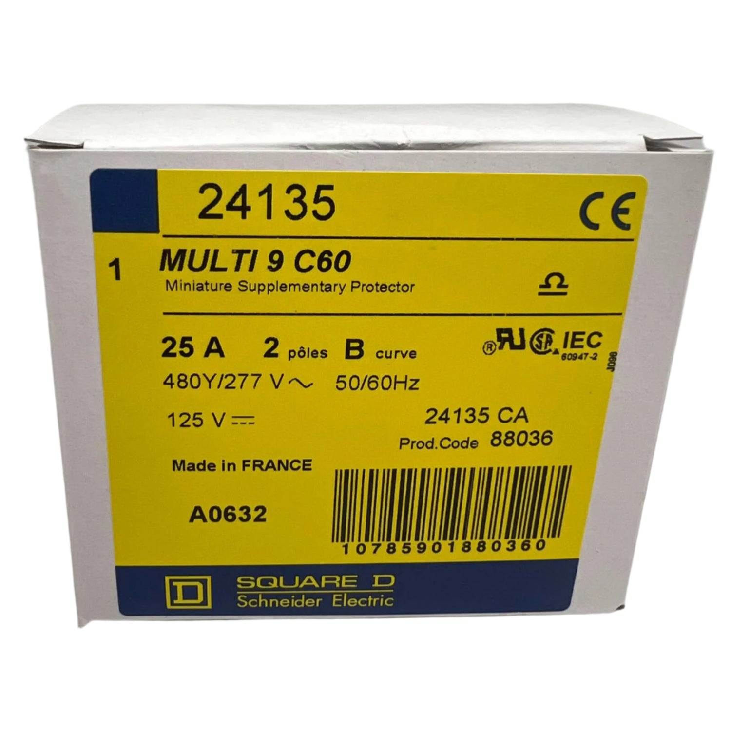 Merlin Gerin 25 Amp Multi 9 C60 Supplementary Protector