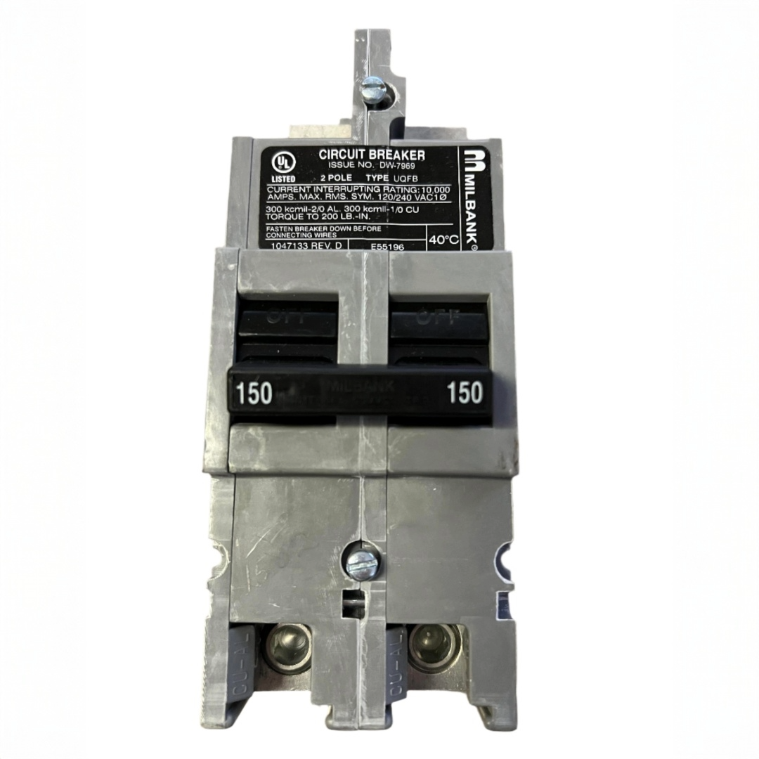 Milbank UQFB150-X-MOD - 150 Amp Bolt-On Circuit Breaker