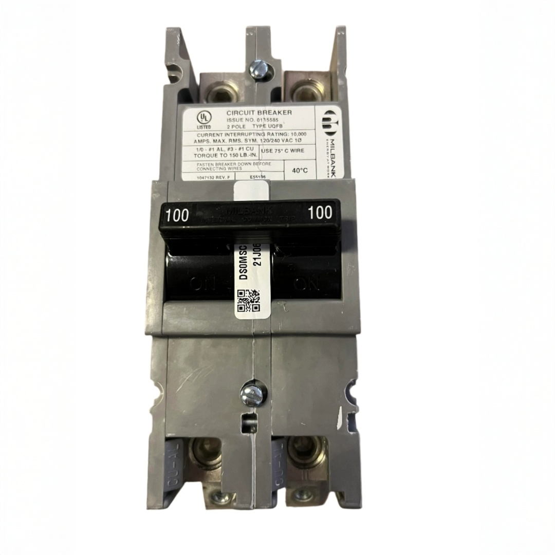 Milbank UQFBM100 - 100 Amp Bolt-On Circuit Breaker