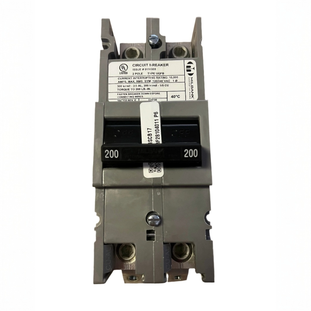Milbank UQFBM200 - 200 Amp Bolt-On Circuit Breaker