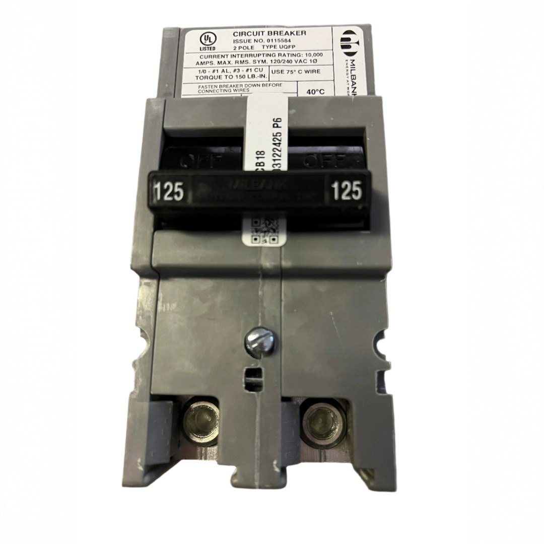 Milbank UQFP125 - 125 Amp Plug-In Main Circuit Breaker