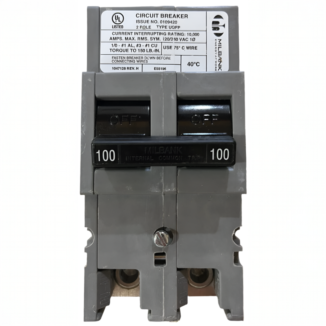 Milbank UQFPM100 - 100 Amp Circuit Breaker