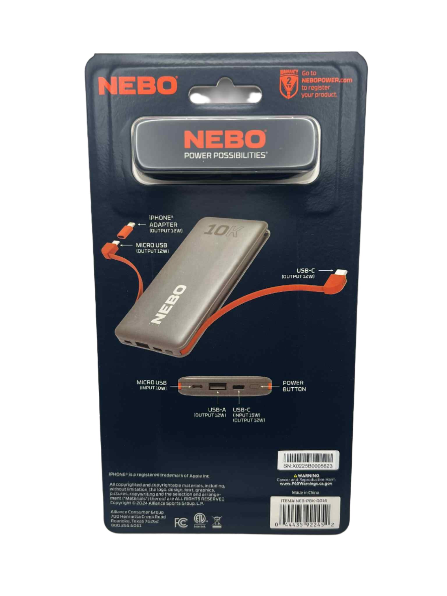 NEBO 10K Power Bank IC | Arck Electric – Arck Electrical Supply