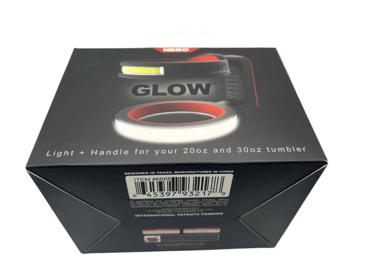 NEBO GLOW Tumbler Handle & Light for 30 or 20 oz. Tumbler