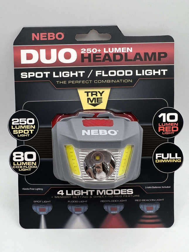 Nebo Duo 250 Lumen Headlamp