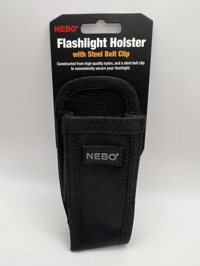 Nebo Flashlight Holster with Steel Belt Clip