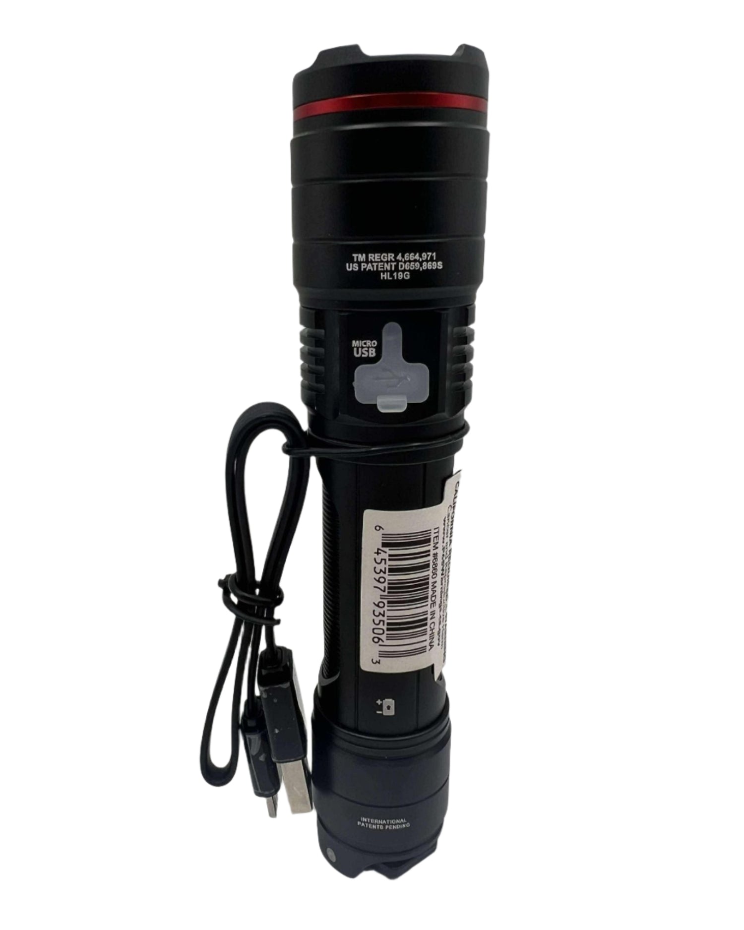 Nebo Redline X Rechargeable LED Flashlight with 1,800 Lumen Turbo Mode