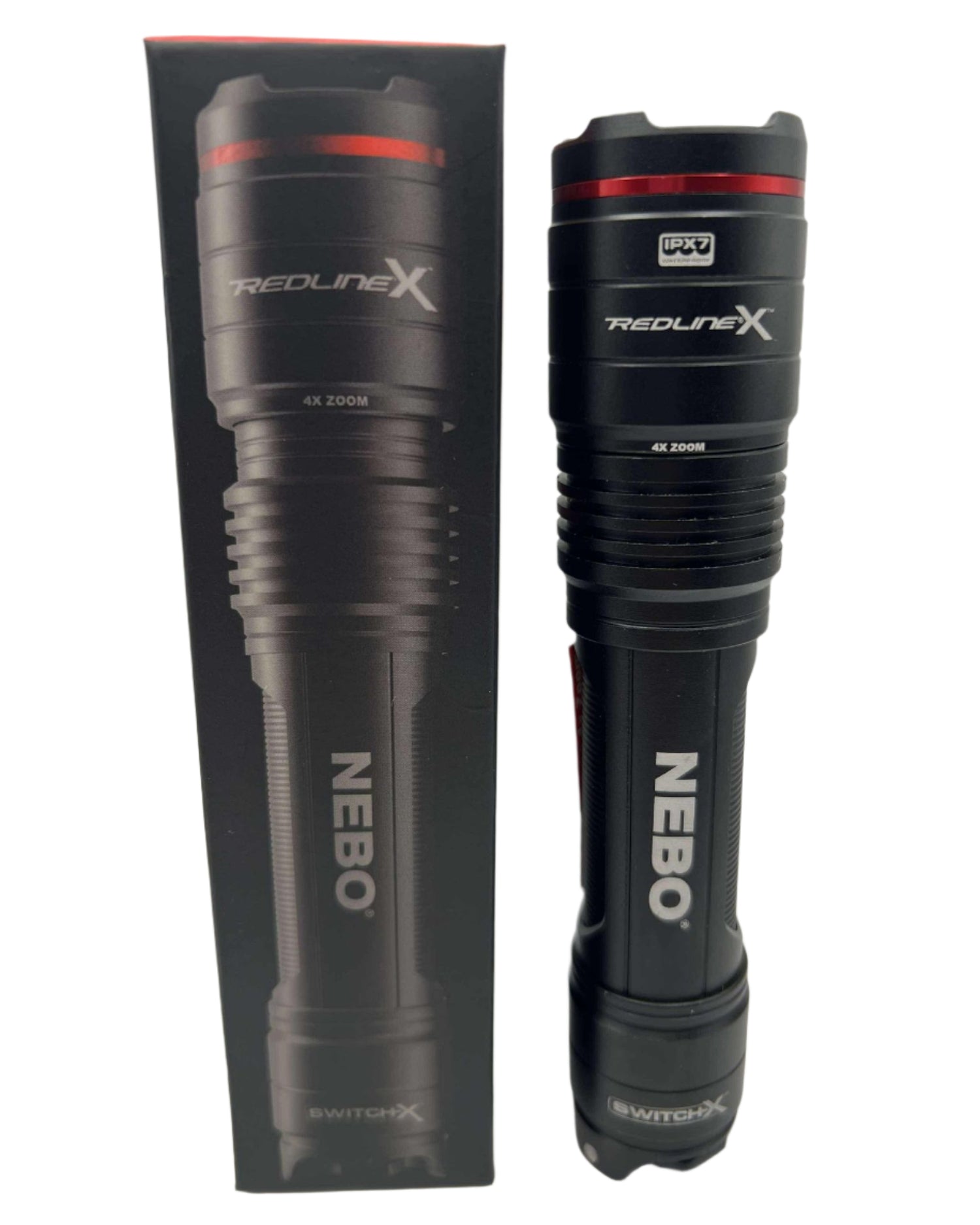 Nebo Redline X Rechargeable LED Flashlight with 1,800 Lumen Turbo Mode