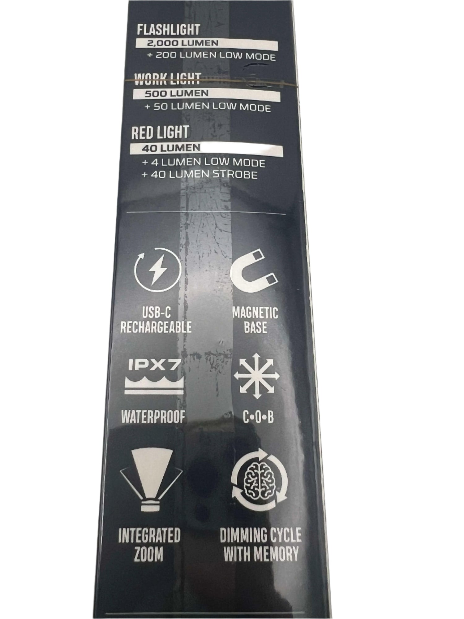 Nebo Slyde King 2K Waterproof Rechargeable Flashlight