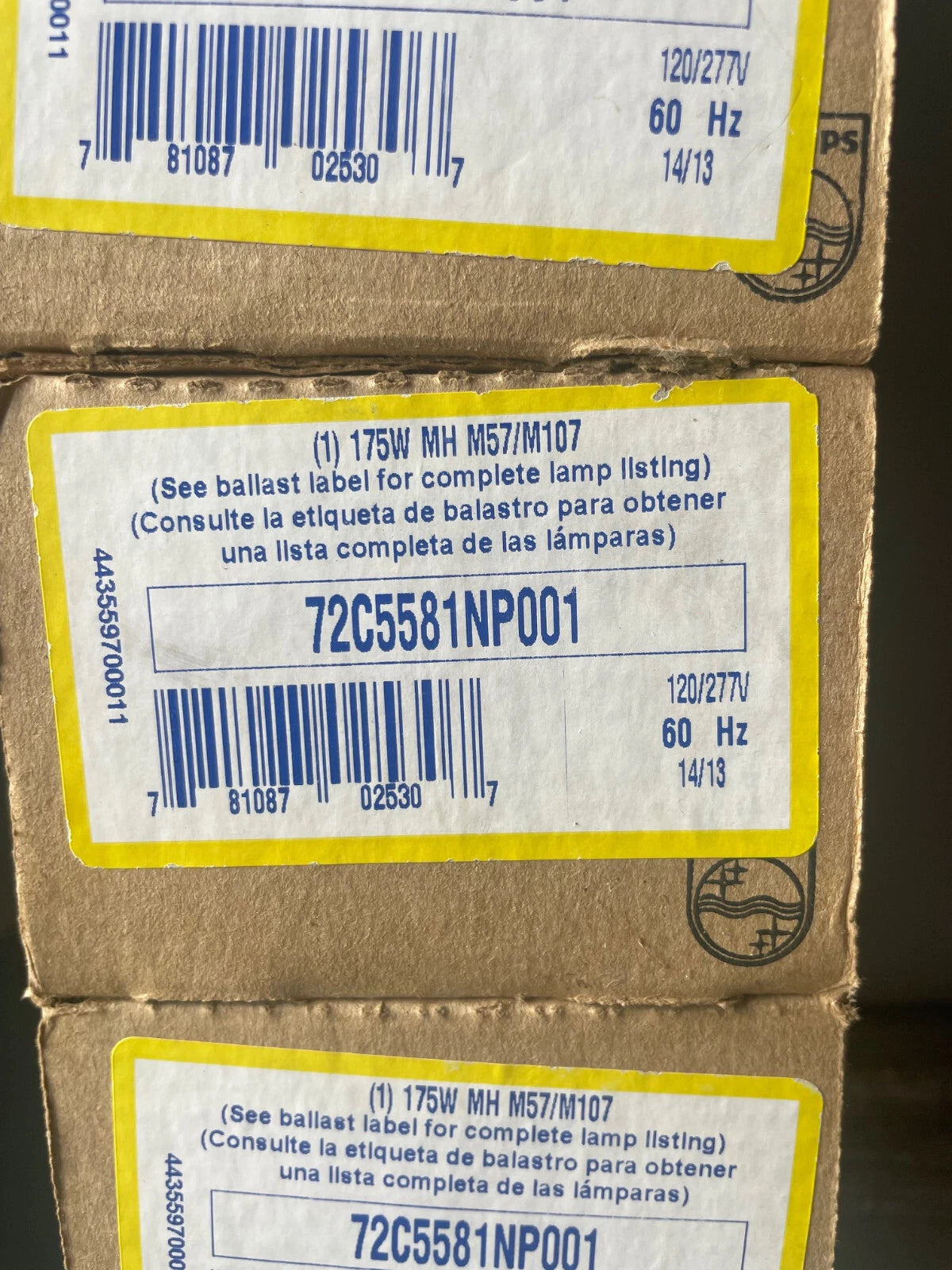 Phillips Advance Ballast For 1-175W M57 Metal Halide Lamp