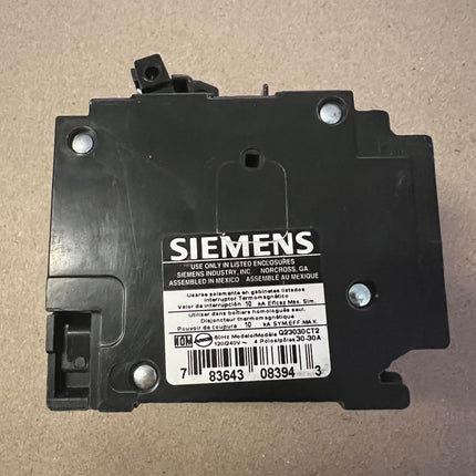 Siemens Q23030CT2 - 30 Amp Quad Circuit Breaker