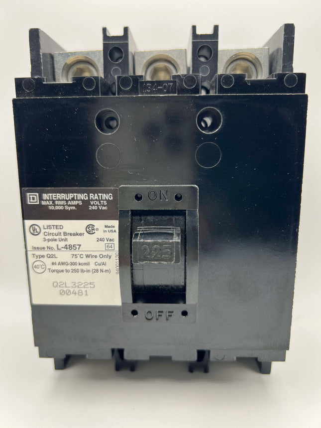 Square D Q2L3225 - 225 Amp Circuit Breaker