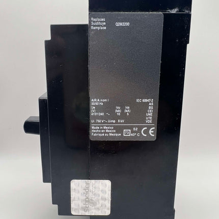 Square D QBP22200TM - 200 Amp PowerPact Circuit Breaker