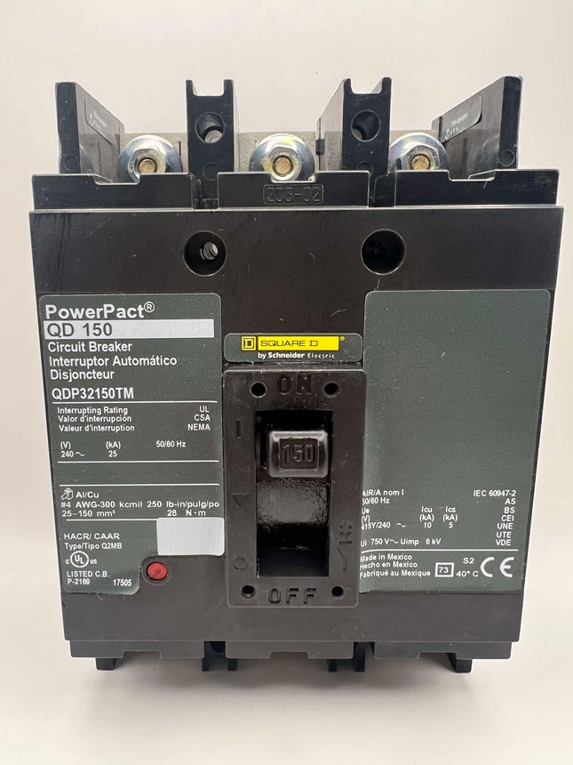 Square D QDP32150TM - 150 Amp PowerPact Circuit Breaker