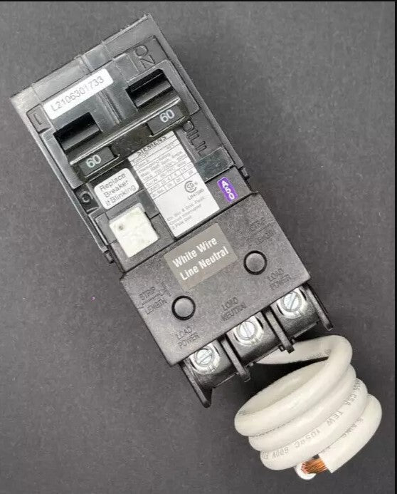 Siemens QF260ACSA - 60 Amp Ground Fault Circuit Breaker