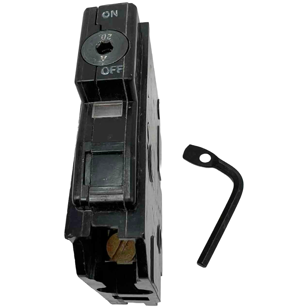 Square D 20 Amp Key Operator Circuit Breaker